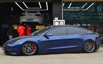 Tesla Model3 is very satisfied with the modification of airbft air suspension