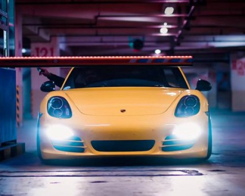 Indonesia Porsche 987 lowered classic case picture