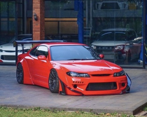 Indonesian nissan S15 lowered glamour style