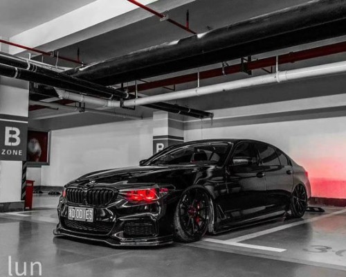 Devil Eyes BMW 5 Series G38 lowered popular