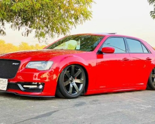 Fire red Chrysler300C lowered style charm