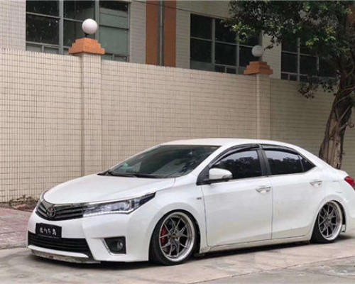 Fashion front Toyota Corolla lowered dynamic passion