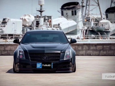Warship Escort Cadillac CTS lowered