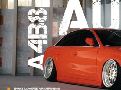 Elevating Elegance: The Transformed Audi A4 B8 with a Lowered Stance