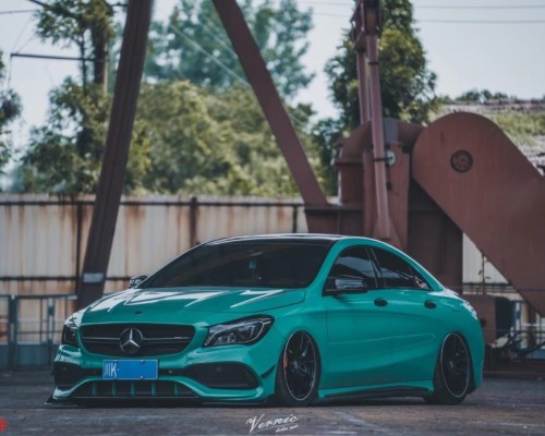 The Mercedes-Benz CLA Lowered: A Refined Blend of Elegance and Aggression