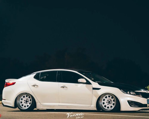 The Kia K5 Lowered – A Refined Masterpiece of Customization