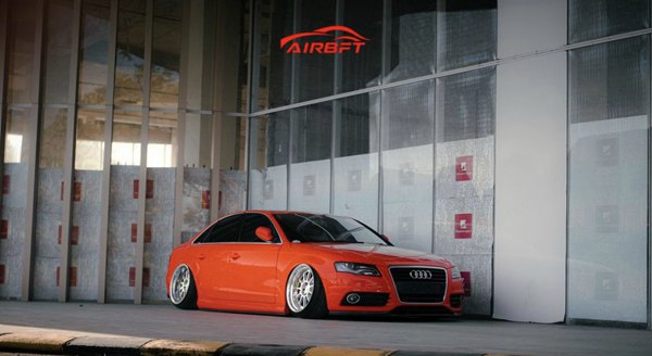 Elevating Elegance: The Transformed Audi A4 B8 with a Lowered Stance