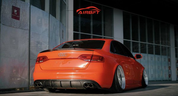 Elevating Elegance: The Transformed Audi A4 B8 with a Lowered Stance