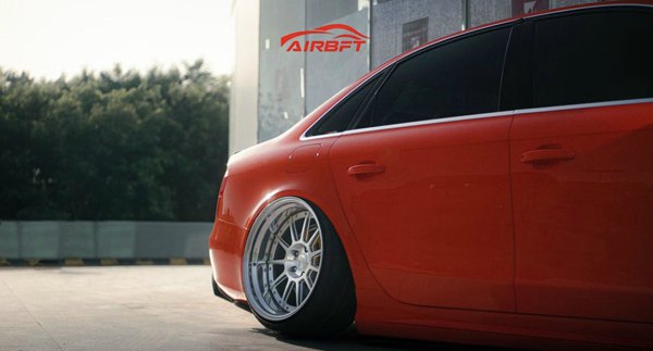Elevating Elegance: The Transformed Audi A4 B8 with a Lowered Stance